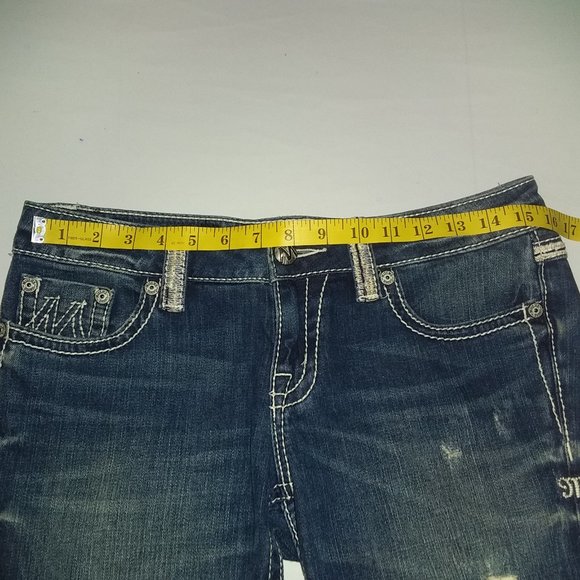 Miss Me Women's  M series   X1022BL/boot Blue Jeans - Picture 7 of 10